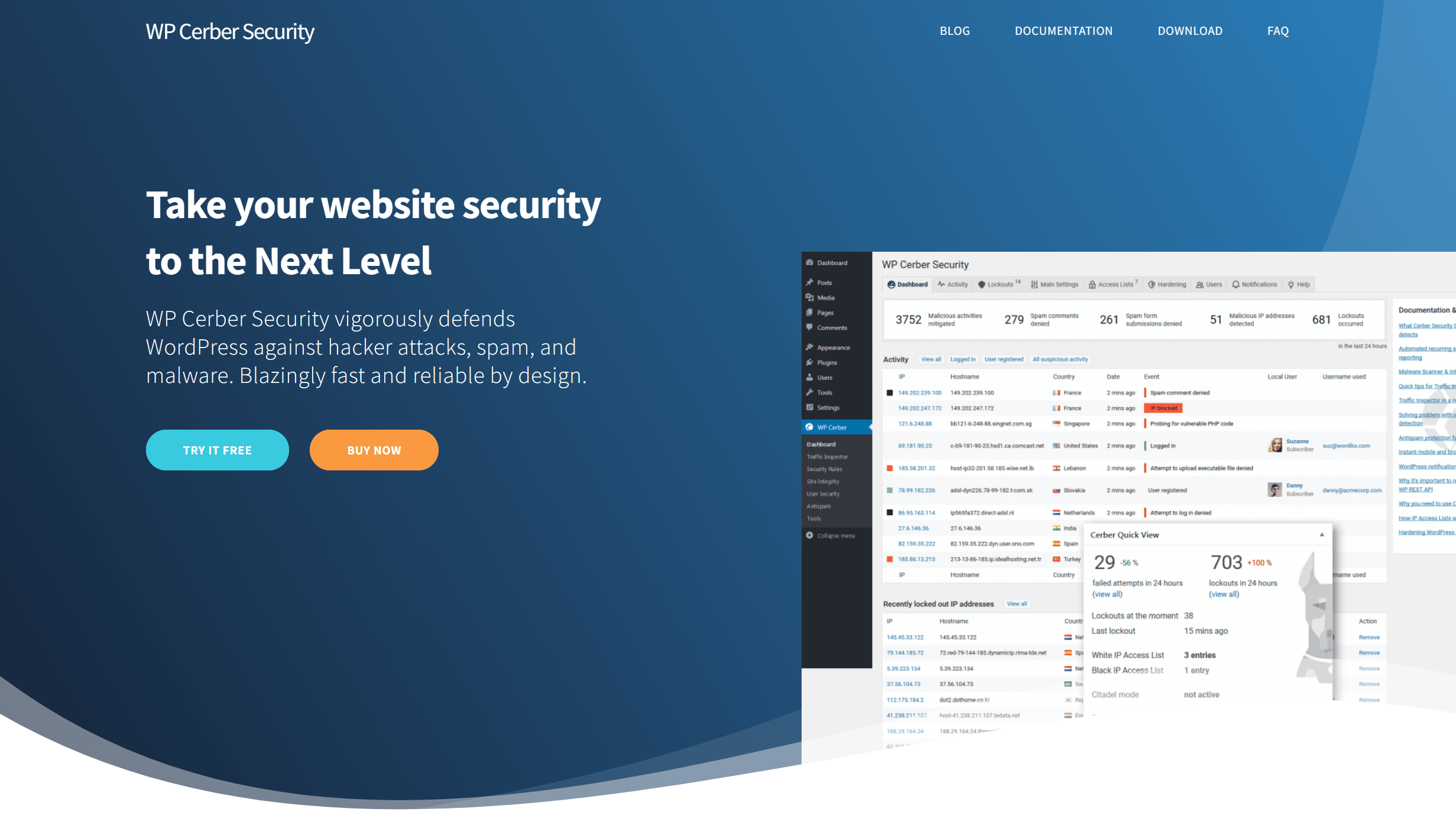 WP Cerber - The Best Website Security Services for 2023