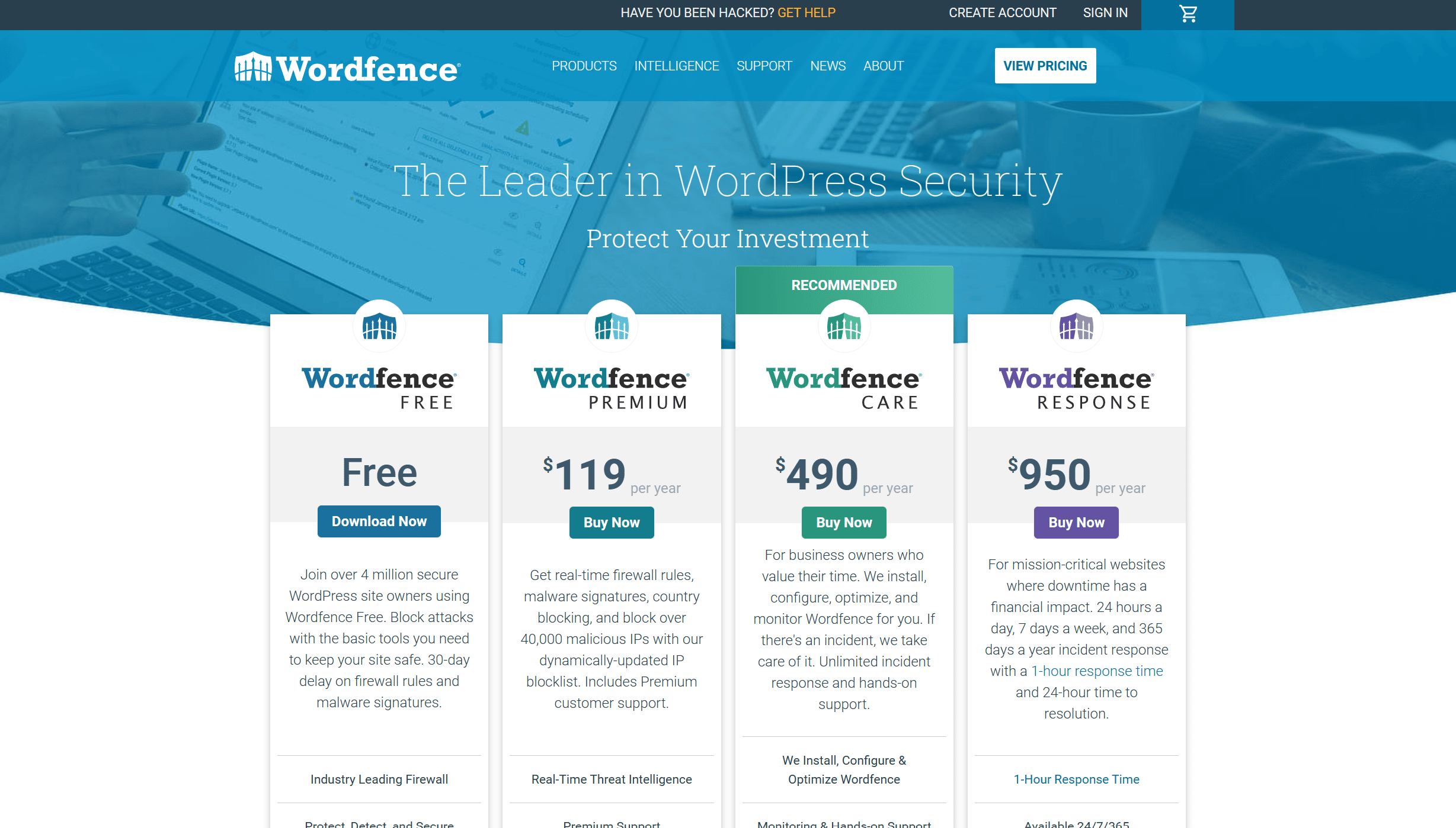 Wordfence - The Best Website Security Services for 2023