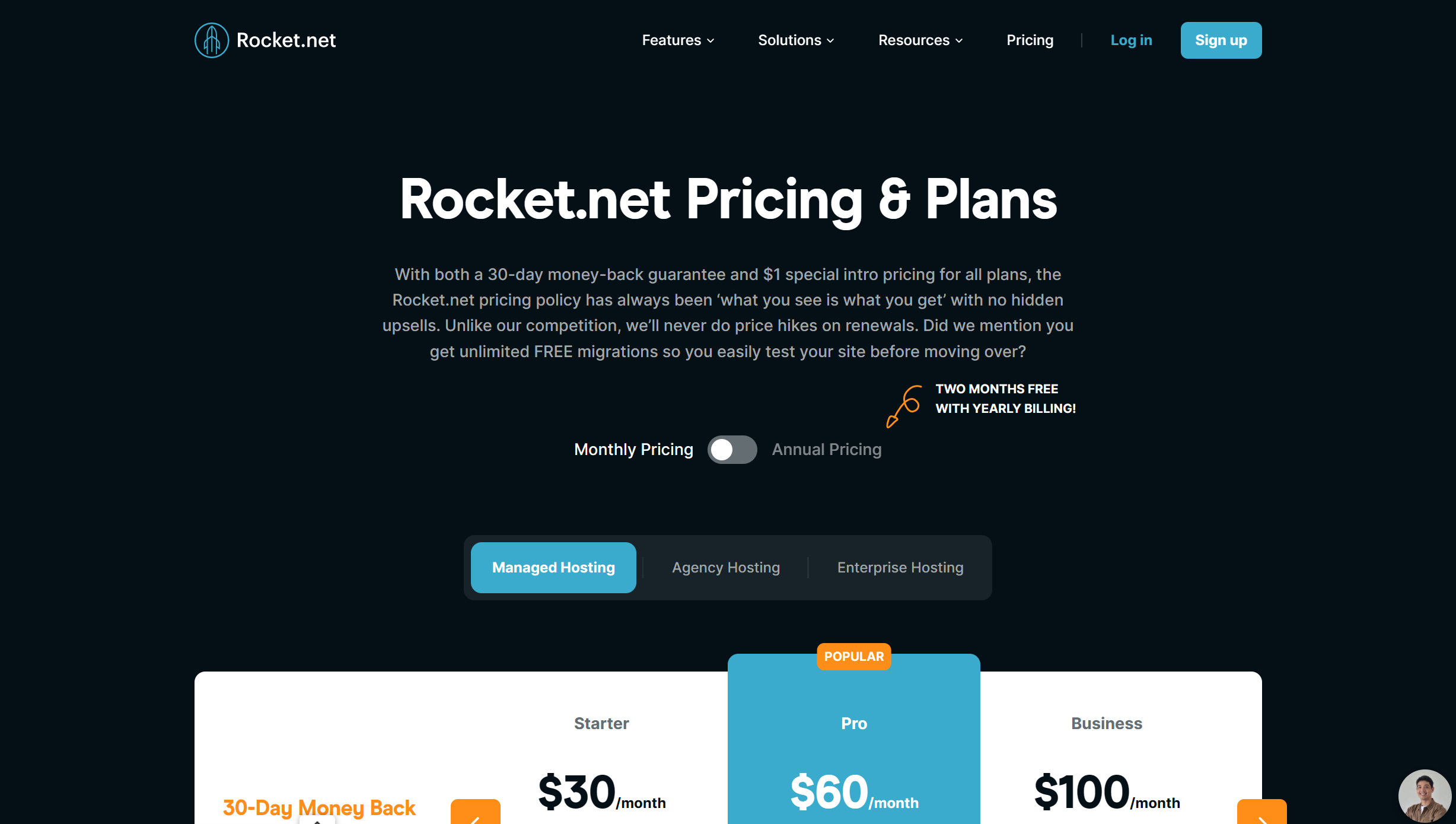 rocket.net - Secure Website Hosts 2023 by Morgan Dubie