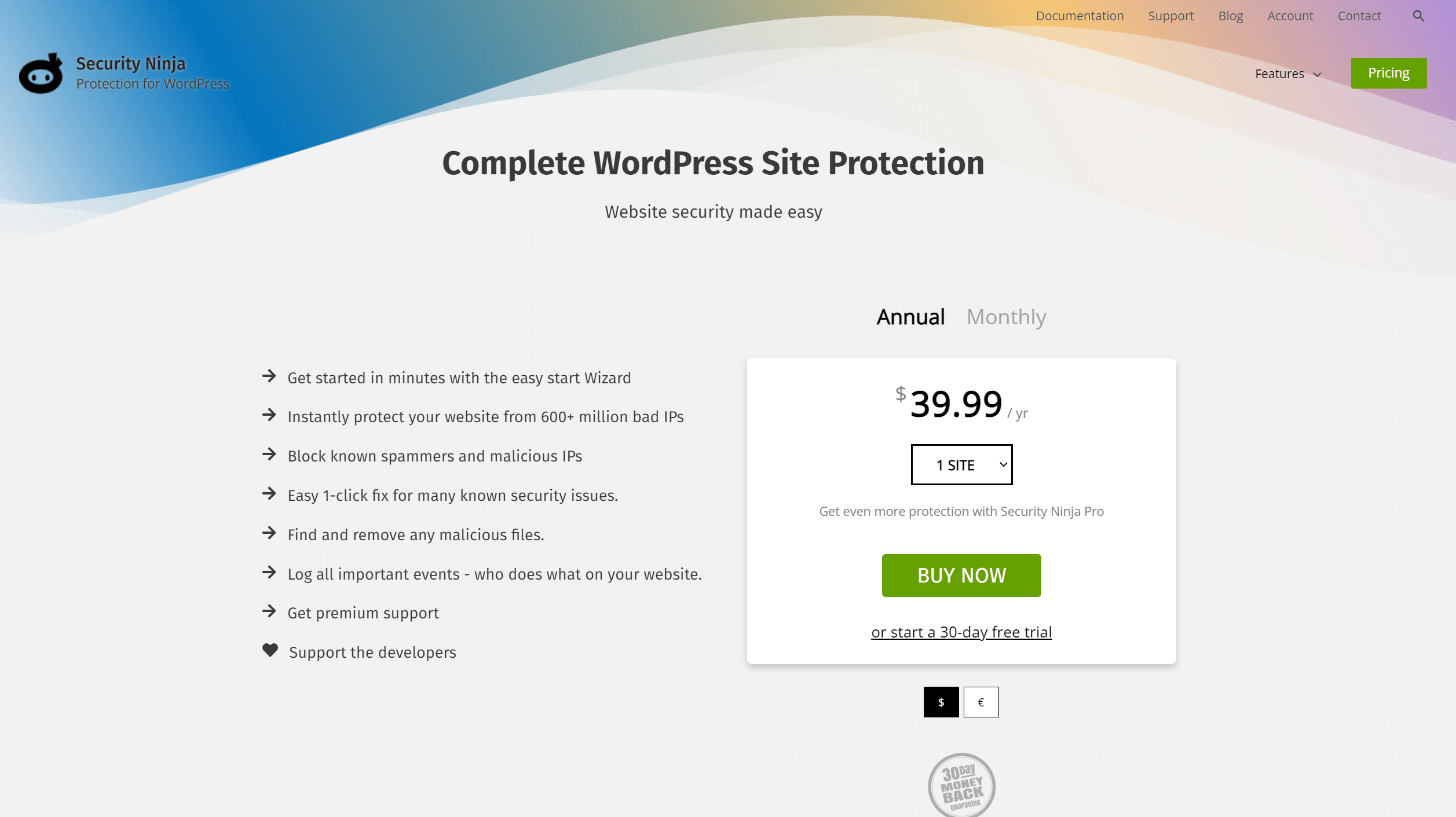 WP Security Ninja - The Best Website Security Services for 2023